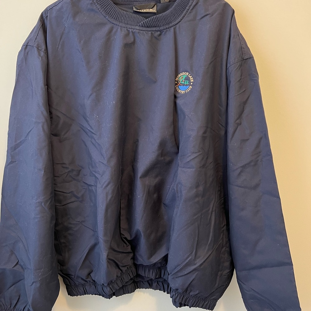 Mens Antigua golf windbreaker pullover. NWT